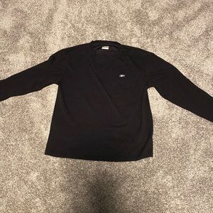 Black Reebok no collar pullover